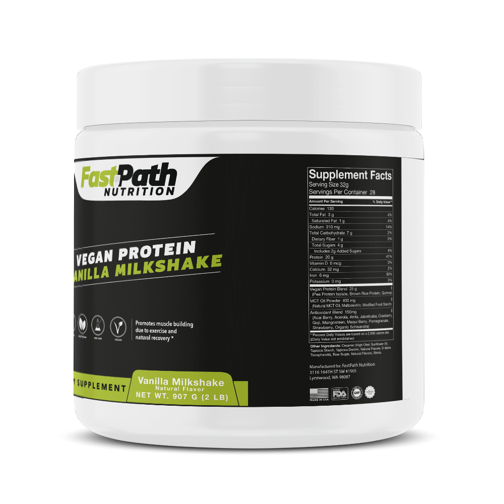 Vegan Protein, Vanilla, 2lb