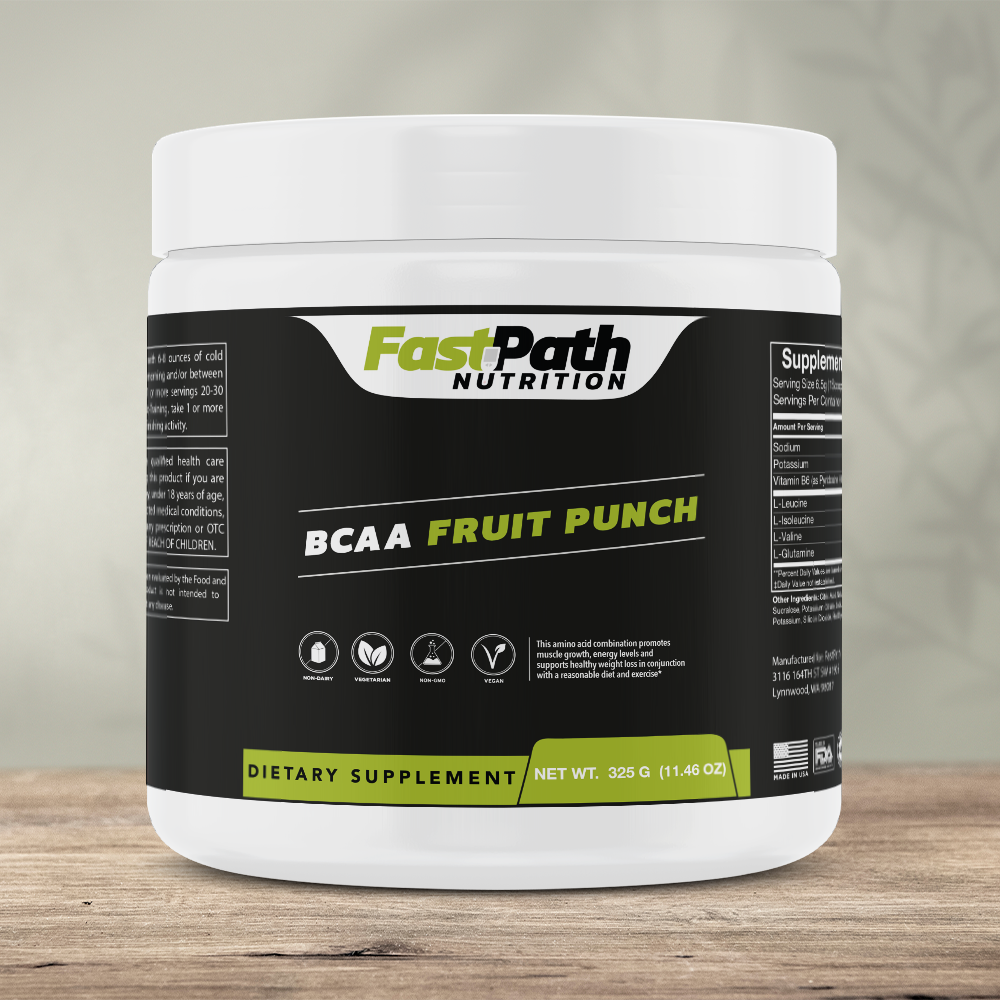 BCAA Fruit Punch, 325g/50 serv.