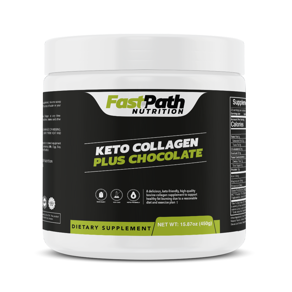 Keto Collagen Plus, Chocolate, 18g serv./25 serv./450g