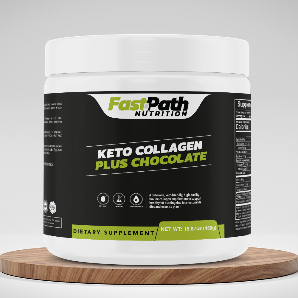 Keto Collagen Plus, Chocolate, 18g serv./25 serv./450g