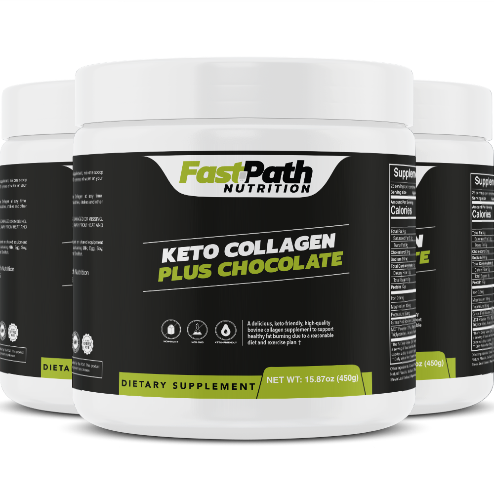 Keto Collagen Plus, Chocolate, 18g serv./25 serv./450g