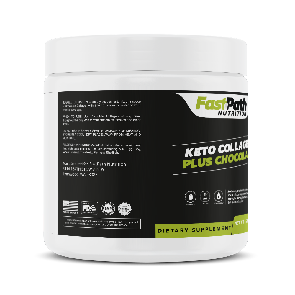 Keto Collagen Plus, Chocolate, 18g serv./25 serv./450g