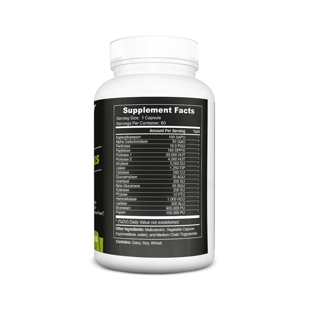 Digestive Enzymes, 1 serv. sz