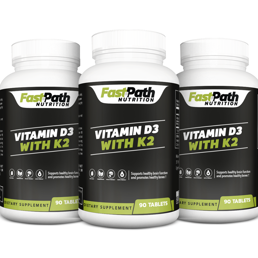 Vitamin D3 with K2, 1-3 serv. sz